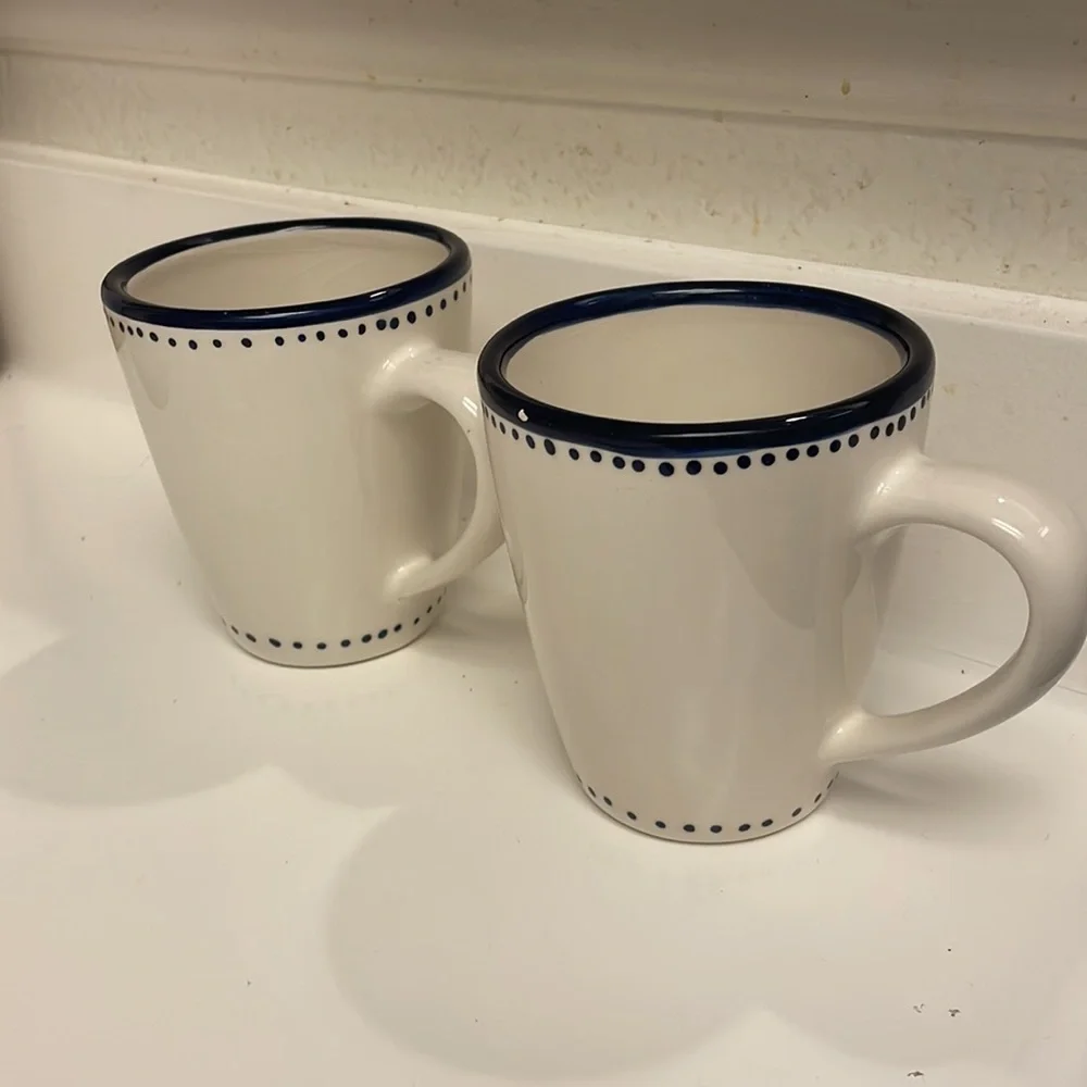 Pottery Barn cup mug set
